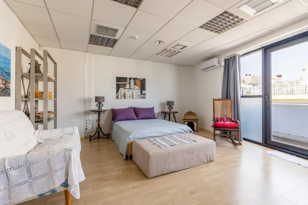 Downtown Spacious Loft Apartment Just 3 Minutes From City Centre Iraklio Eksteriør billede